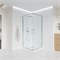 VECONI Душевой угол прямоугольный, двери раздвижные  Evo 300 CH, 1000х800x1950, хром, прозрачное стекло E3-CH-10080-01-C9