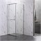 VECONI Душевой угол квадратный, двери распашные Rovigo RV-18, 1000x1000x2000, хром, стекло прозрачное RV18-100-01-C5