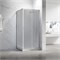 VECONI Душевой угол квадратный, двери раздвижные Rovigo RV-27CH, 900х900х1900, хром, стекло pear RV27CH-9090-02-C8