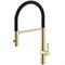 LEMARK Смеситель Beluga LMF-8074B-BRLG для кухни с гибким изливом, золото LMF-8074B-BRLG