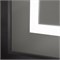 BELBAGNO Kraft Зеркало в алюминиевой раме со встроенным светильником и сенсорным выключателем по периметру рамы, SPC-KRAFT-500-800-SENS-NERO, 500x800x32 мм SPC-KRAFT-500-800-SENS-NERO