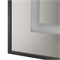 BELBAGNO Kraft Зеркало в алюминиевой раме со встроенным светильником и сенсорным выключателем по периметру рамы, SPC-KRAFT-500-900-SENS-NERO, 500x900x32 мм SPC-KRAFT-500-900-SENS-NERO