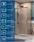 BELBAGNO Soft Close-1 Душевой уголок прямоугольный размер 100x80 см профиль - оружейная сталь / стекло - прозрачное, двери раздвижные SOFT_CLOSE-1-AH-1-100/80-C-GM