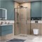 BELBAGNO Soft Close-1 Душевой уголок прямоугольный размер 100x80 см профиль - оружейная сталь / стекло - прозрачное, двери раздвижные SOFT_CLOSE-1-AH-1-100/80-C-GM