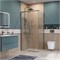 BELBAGNO Soft Close-1 Душевой уголок прямоугольный размер 100x80 см профиль - оружейная сталь / стекло - прозрачное, двери раздвижные SOFT_CLOSE-1-AH-1-100/80-C-GM