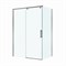 BELBAGNO Soft Close-1 Душевой уголок прямоугольный размер 130x100 см профиль - оружейная сталь / стекло - прозрачное, двери раздвижные SOFT_CLOSE-1-AH-1-130/100-C-GM