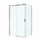 BELBAGNO Soft Close-2 Душевой уголок прямоугольный размер 120x80 см профиль - оружейная сталь / стекло - прозрачное, двери раздвижные SOFT_CLOSE-2-AH-1-120/80-C-GM
