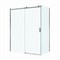 BELBAGNO Soft Close-2 Душевой уголок прямоугольный размер 160x80 см профиль - оружейная сталь / стекло - прозрачное, двери раздвижные SOFT_CLOSE-2-AH-1-160/80-C-GM