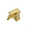 VITRA Смеситель для биде Minimax Square A4372625EXP однорычажный брашированное золото латунь A4372625EXP