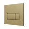 VITRA Кнопка смыва для инсталляции Root Square 740-2324 глянцевое золото двойный смыв 740-2324
