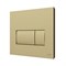 VITRA Кнопка смыва для инсталляции Root Square 740-2325 брашированное золото двойный смыв 740-2325