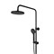 VITRA Душевая система Joy A4729836EXP с термостатическим смесителем и ручным душем матовая черная A4729836EXP
