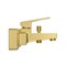 VITRA Настенный смеситель для ванны Minimax Square A4352025EXP однорычажный брашированное золото латунь A4352025EXP