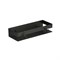 LEMARK Полка для душа прямая 300 мм SHELF LINE из нерж. стали с крючками, черный 9772050