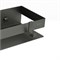 LEMARK Полка для душа прямая 400 мм SHELF LINE из нерж. стали с крючками, графит 9776054