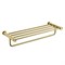 LEMARK Полка для полотенец Зенит, нержавеющая сталь, брашированное золото LMA-1641S1-BRG