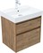 AQUANET Тумба с раковиной Nova Lite 2.0 60 2 ящ. цв. дуб рустикальный AQUANET-348189