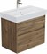 AQUANET Тумба с раковиной Nova Lite 2.0 75 2 ящ. цв. дуб рустикальный AQUANET-348194