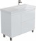 AQUANET Тумба с раковиной Nova Lite 2.0 90 R напольная цв. белый глянец AQUANET-365929