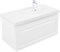 AQUANET Тумба с раковиной Агата 100 R 1 ящ. цв. белый сатин AQUANET-365932