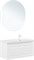 AQUANET Тумба с раковиной Агата 100 R 1 ящ. цв. белый сатин AQUANET-365932