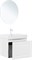 AQUANET Тумба с раковиной Агата 60 1 ящ. цв. белый сатин AQUANET-348184