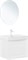AQUANET Тумба с раковиной Агата 60 1 ящ. цв. белый сатин AQUANET-348184