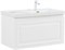 AQUANET Тумба с раковиной Агата 90 L 1 ящ. цв. белый сатин AQUANET-365938