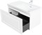 AQUANET Тумба с раковиной Агата 90 L 1 ящ. цв. белый сатин AQUANET-365938