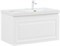 AQUANET Тумба с раковиной Агата 90 R 1 ящ. цв. белый сатин AQUANET-365936