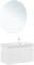 AQUANET Тумба с раковиной Агата 90 R 1 ящ. цв. белый сатин AQUANET-365936