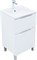 AQUANET Тумба с раковиной Алвита new 50 (Flash) напольная 2 ящ. цв. белый матовый AQUANET-345683