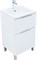 AQUANET Тумба с раковиной Алвита new 50 (Flash) напольная 2 ящ. цв. белый матовый AQUANET-345683
