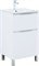 AQUANET Тумба с раковиной Алвита new 50 (Flat) напольная 2 ящ. цв. белый матовый AQUANET-345673