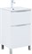 AQUANET Тумба с раковиной Алвита new 50 (Flat) напольная 2 ящ. цв. белый матовый AQUANET-345673