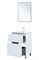 AQUANET Тумба с раковиной Алвита new 60 (Flat) напольная 2 ящ. цв. белый матовый AQUANET-345675