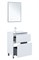 AQUANET Тумба с раковиной Алвита new 60 (Flat) напольная 2 ящ. цв. белый матовый AQUANET-345675