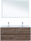 AQUANET Тумба с раковиной Алвита new 60 2 ящ. цв.дуб веллингтон табак AQUANET-335685
