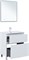AQUANET Тумба с раковиной Алвита new 70 (Flat) напольная 2 ящ. цв. белый матовый AQUANET-345677