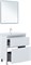 AQUANET Тумба с раковиной Алвита new 70 (Flat) напольная 2 ящ. цв. белый матовый AQUANET-345677