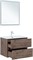 AQUANET Тумба с раковиной Алвита new 70 2 ящ. цв.дуб веллингтон табак AQUANET-335686