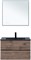 AQUANET Тумба с раковиной Алвита new 80 2 ящ. цв.дуб веллингтон табак AQUANET-335687