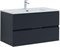 AQUANET Тумба с раковиной Алвита new 90 2 ящ. цв.антрацит AQUANET-306164