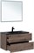 AQUANET Тумба с раковиной Алвита new 90 2 ящ. цв.дуб веллингтон табак AQUANET-335688