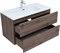 AQUANET Тумба с раковиной Алвита new 90 2 ящ. цв.дуб веллингтон табак AQUANET-335688