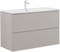 AQUANET Тумба с раковиной Арт 100 цв.бежевый AQUANET-345814