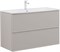 AQUANET Тумба с раковиной Арт 100 цв.бежевый AQUANET-345814