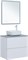 AQUANET Тумба с раковиной Арт 75 цв.белый матовый AQUANET-323570