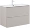 AQUANET Тумба с раковиной Арт 90 цв.бежевый AQUANET-345813