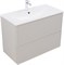 AQUANET Тумба с раковиной Арт 90 цв.бежевый AQUANET-345813